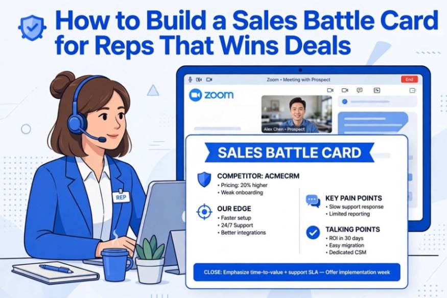 How to Build a Sales Battle Card for Reps