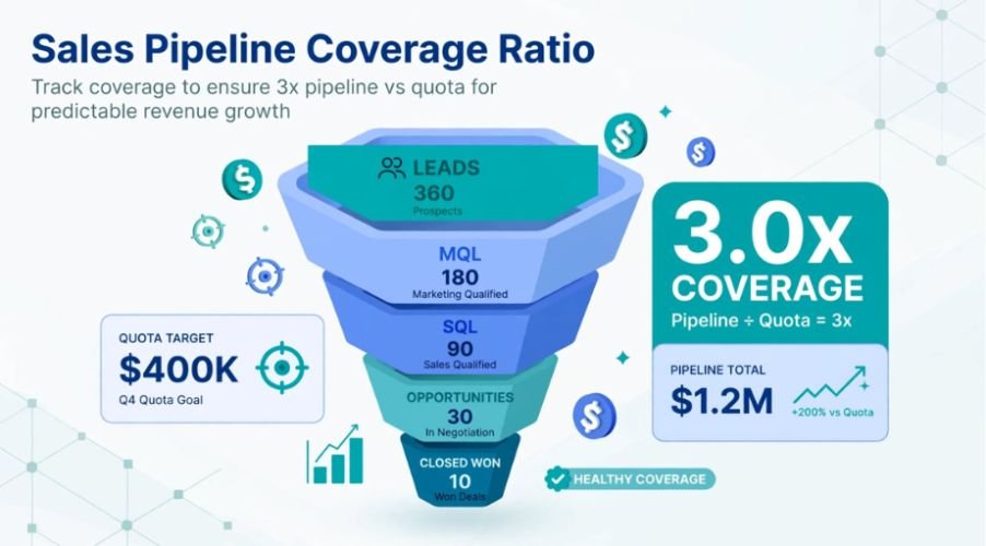 Sales Pipeline Coverage Ratio by Industry: The Data-Backed Guide