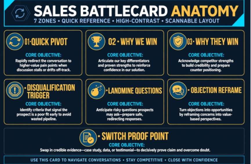 The Core Anatomy of an Actionable Competitive Cheat Sheet