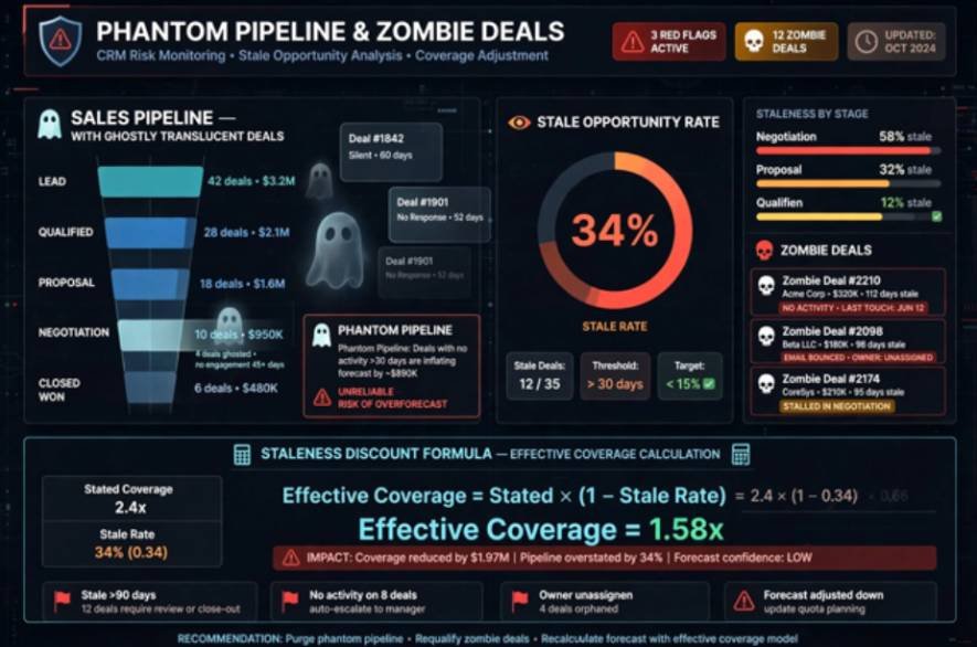 The Phantom Pipeline: 3 Traps Inflating Your Ratio